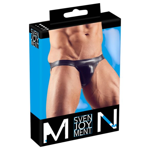 Svenjoyment – Glansig jockstrap (svart)