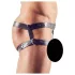 Svenjoyment - harnes med penisring - svart - M/L