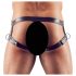 Svenjoyment - Sele med Penisring (Svart) - M/L