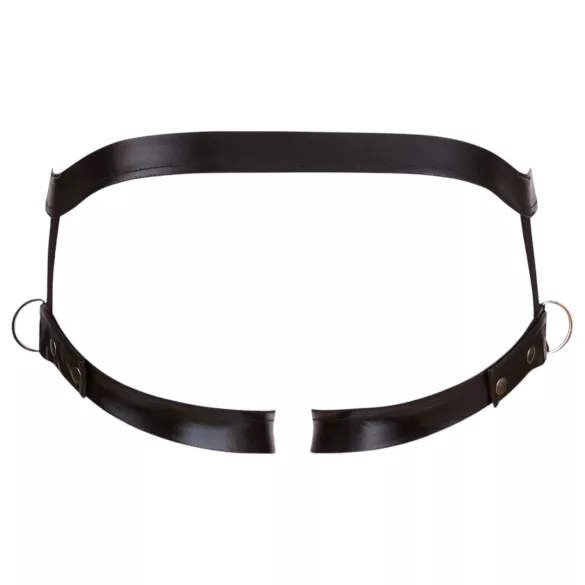 Svenjoyment - harnes med penisring - svart - M/L