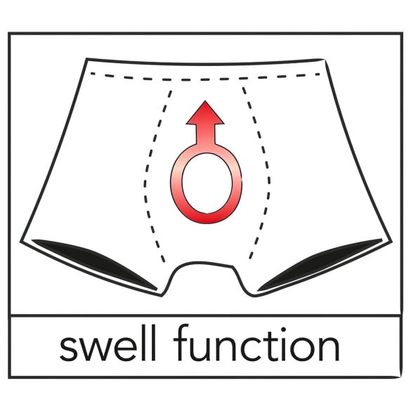 Avtagbara stringtrosor för män (svart)