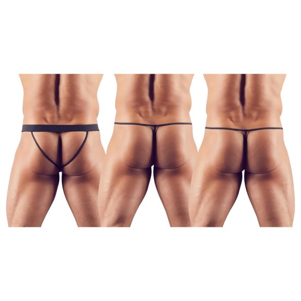 Svenjoyment - herrtangaset - svart 3-pack S-L