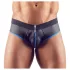 Svenjoyment - öppen jockstrap - svart/blå - M