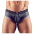 Svenjoyment - öppen jockstrap (svart-blå) - L
