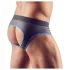 Svenjoyment - öppen jockstrap - svart/blå - L