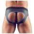 Svenjoyment - öppen jockstrap - svart/blå - L