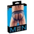 Svenjoyment - öppen jockstrap - svart/blå - XL