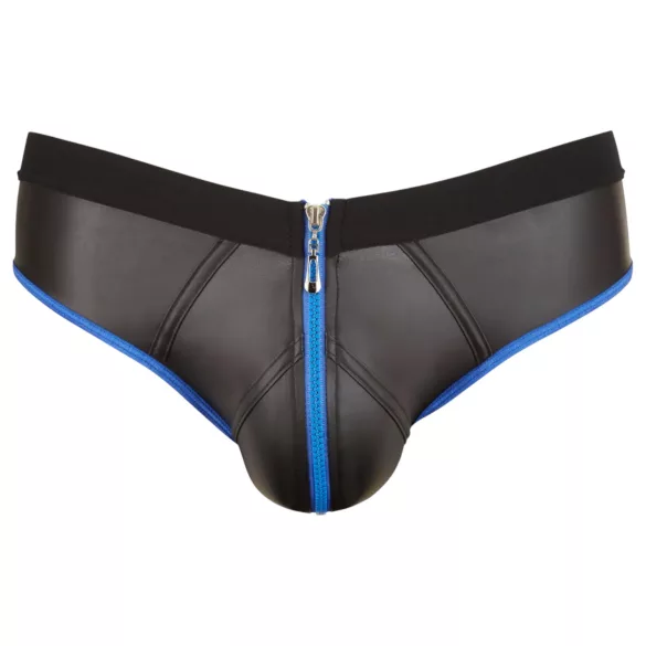 Svenjoyment - öppen jockstrap - svart/blå - XL