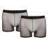 Svenjoyment - transparent boxerset - svart tvådelad S-L