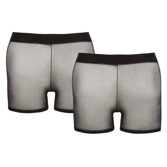 Svenjoyment - transparent boxerset - svart tvådelad S-L