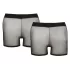 Svenjoyment - 2-delat svart genomskinligt boxerset (S-L)