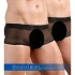 Svenjoyment - 2-delat svart genomskinligt boxerset (S-L)