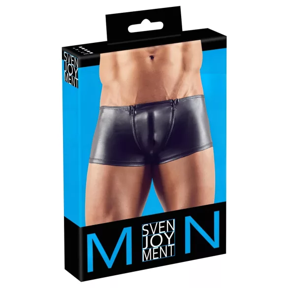 Svenjoyment - boxerkalsonger med dragkedja - svart