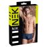 NEK - svart boxershorts med snörning och nätinslag (blå) - M