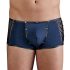 NEK - svart boxershorts med snörning och nätinslag (blå) - M