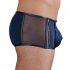NEK - svart boxershorts med snörning och nätinslag (blå) - M