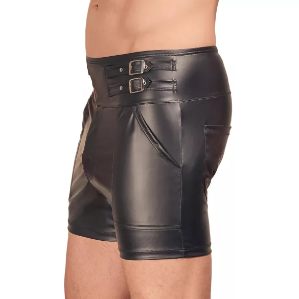 NEK - herrshorts - förlängd modell - metallspänne - svart