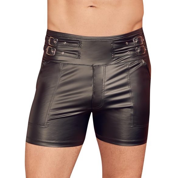 NEK - herrshorts - förlängd modell - metallspänne - svart - L