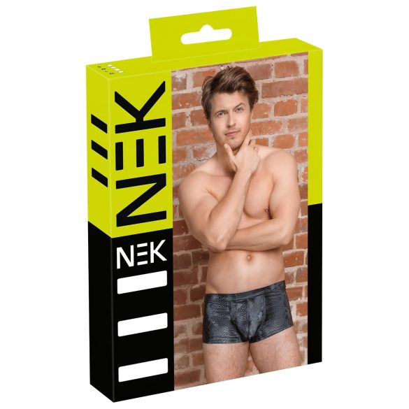 NEK - Ormskinnmönstrade Boxershorts (Svart) - M
