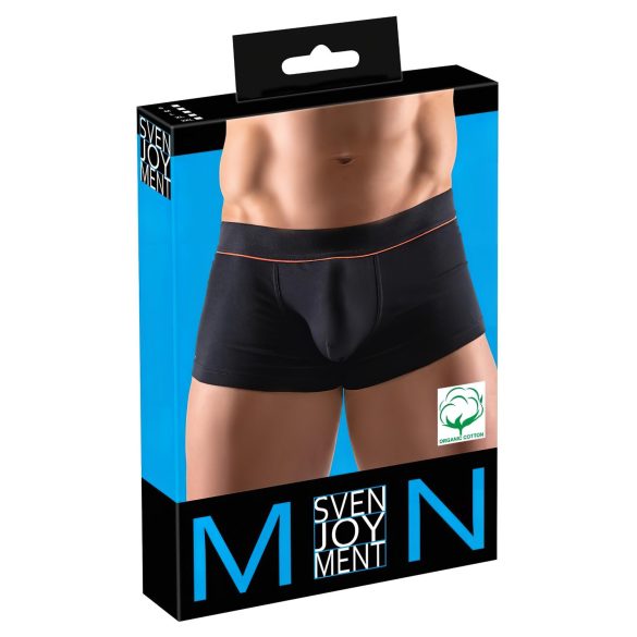 Svenjoyment - Ekologisk bomullsboxer för komfort (svart) - M