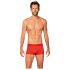 Obsessive - röd boxer med genomskinliga sidor - L/XL