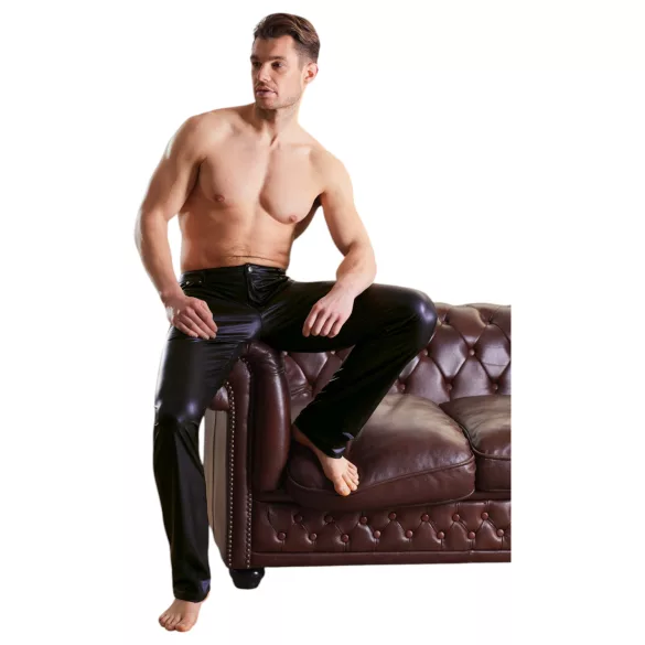 NEK - leggings - glanseffekt - svart - L