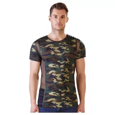 NEK - kamouflagemönstrad herrtröja (grön-brun) - 2XL