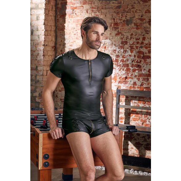 NEK - Matt Svart Herrtröja med Korta Ärmar - L