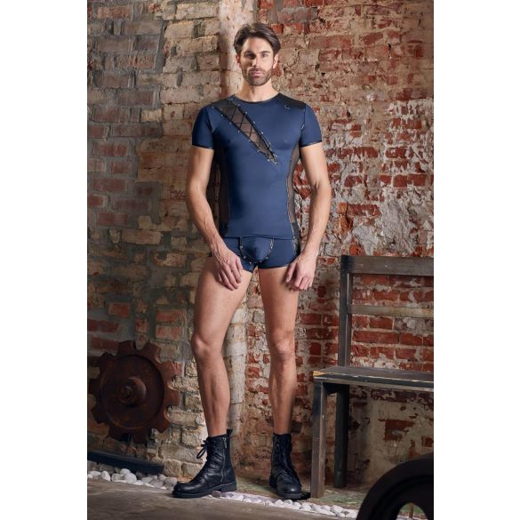 NEK - herrtopp - snörning nätinsats - svart blå