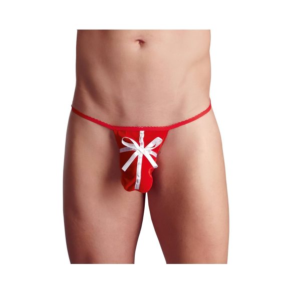 Presentset för män - röd tanga (S-L)