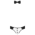 Svenjoyment - herrstring servitördräkt set - svart/vit - L