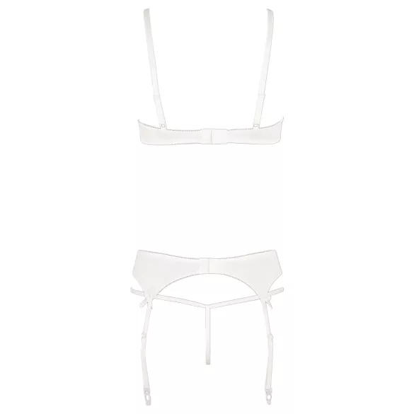 Abierta Fina - bh-set med öppen kupa - svart spets - 85B/L