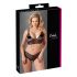 Cottelli Plus Size - spets-bh set (svart)