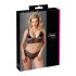Cottelli Plus Size - spets-bh set (svart)