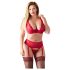 / Cottelli Plus Size - Justerbart Underklädeset (Röd) - 90D/XL