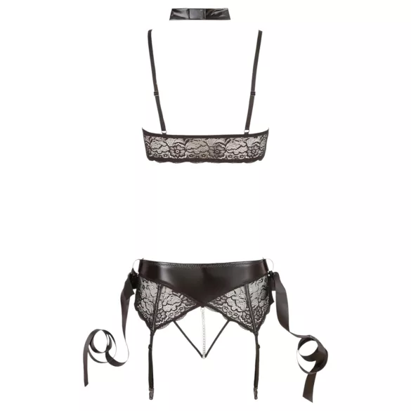 Cottelli Bondage - underklädesset med spets 5 delar - XL