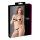 Cottelli - Glittrande broderad bh-set (svart)