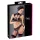 Cottelli - krage och spets-bh set (svart) - 80B/M