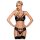 Obsessive 818-SEG-1 - glittrande underklädesset (svart)