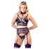 Cottelli Bondage - spetsset med handbojor (svart) - M
