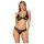 Obsessive Luvae - Blomstrande Bh-set med Strass (Svart)