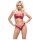 Cottelli Party - glansigt bh-set (rött) - 80B/M