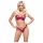 Cottelli Party - bh-set med glanseffekt - röd - 85B/L