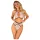 Obsessive - bh-set - spetsdetaljer - rosa - L/XL