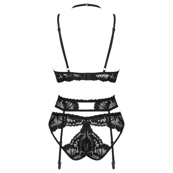 Obsessive Alessya - spetsunderklädesset (svart) - M/L