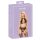 Kyssbar spets-bh set med halsband (svart)