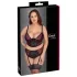Cottelli Plus Size - justerbar bh-set (röd)