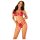 Obsessive Giftella - sensuell rosettlingerie-set (röd)