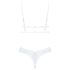 Obsessive Set Heavenlly - spetsunderklädesset (vit) - M/L