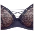 Cottelli Party - bh set med snörning - svart - 85C/L